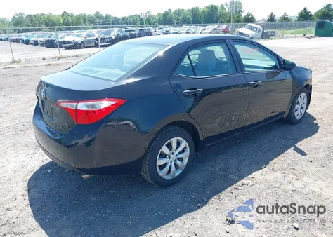 2015 Toyota Corolla Le from USA, damaged, VIN 2T1BURHE1FC245888